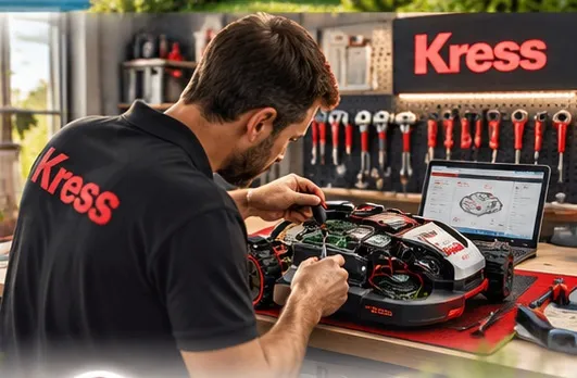 Réparation d'un robot tondeuse Kress